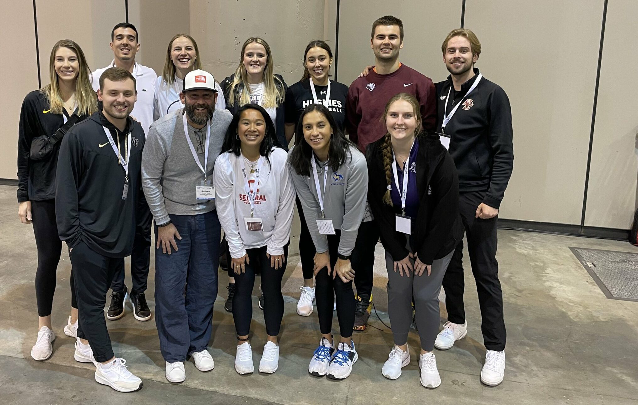 Coaches 4 Coaches posing after coaching youth athletes at the AVCA Convention