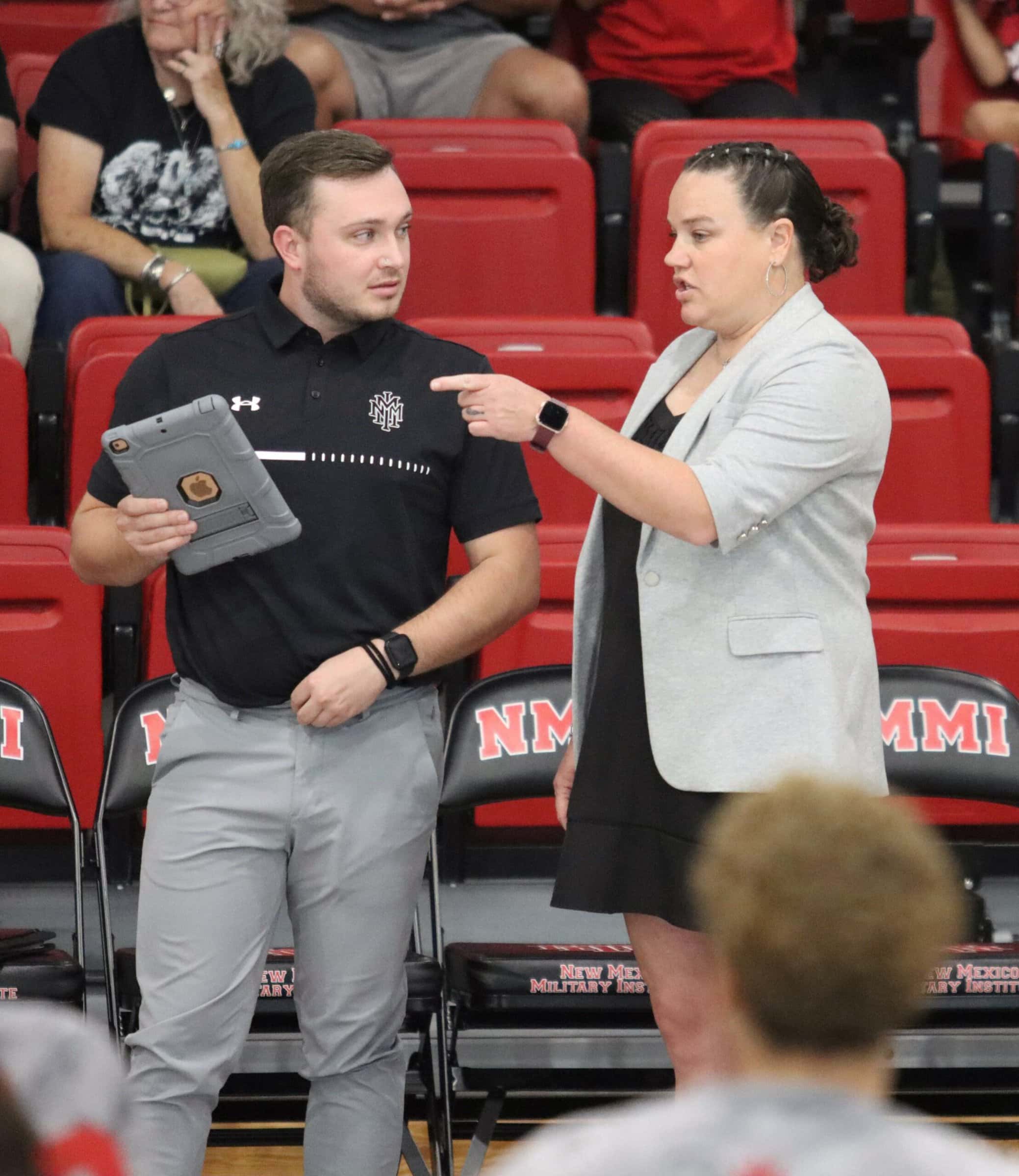 Match Point Mentoring Program New Mexico Military Institute women's volleyball coaches