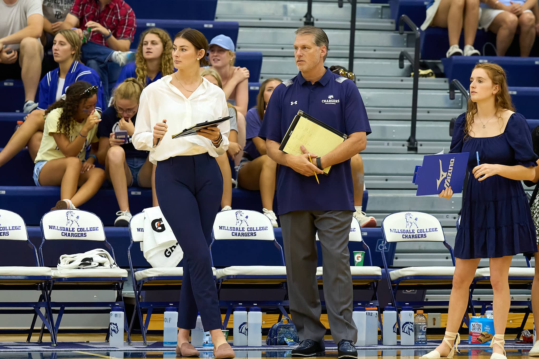 HCVBvCOMines Coaches standing on the sideline during a match